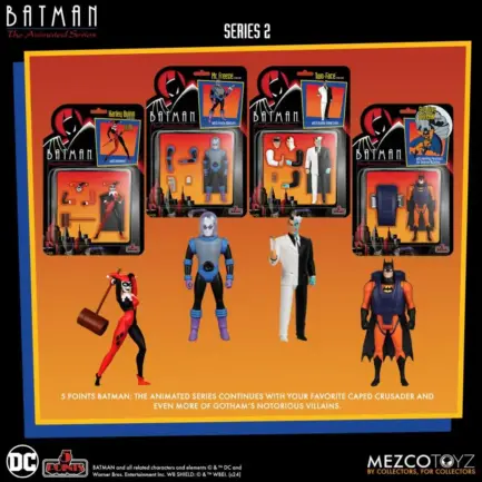 DC Comics 5 Points Action Figures 9 cm Batman: The Animated Series 2 Wave Completa
