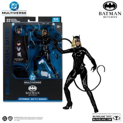 DC Multiverse Action Figure Catwoman (Battle Damage) (Batman Returns) Deluxe Theatrical Edition 18 cm