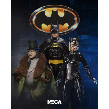 Batman Returns (1992) Clothed Action Figures Wave Completa Batman (1989), Catwoman & The Penguin 20 cm
