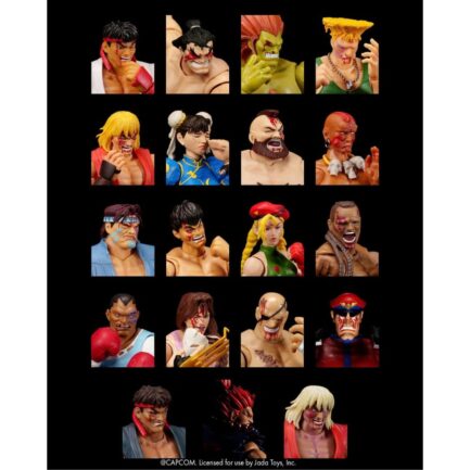 Jada Toys Street Fighter 2 You Lose Accessory Face Pack San Diego Comicon 2026 Exclusive Limited Edition